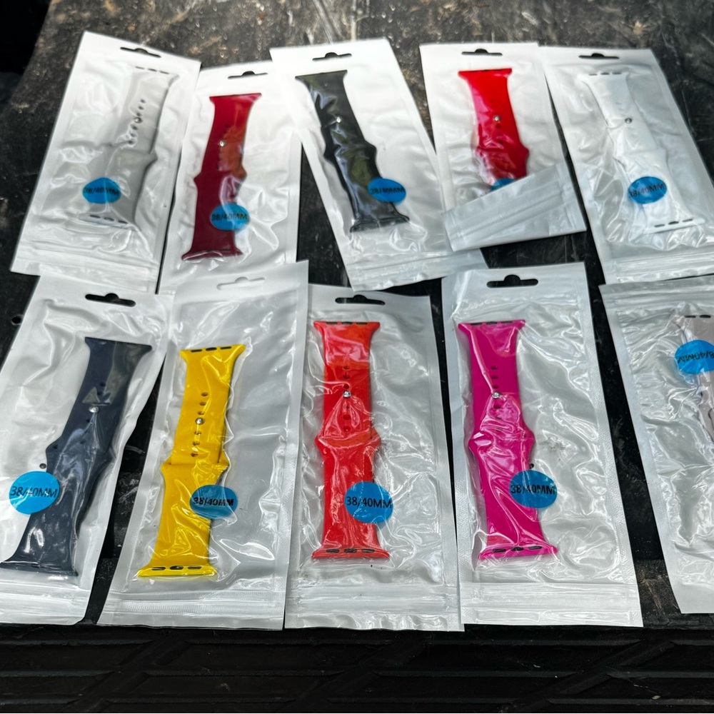 Colorful Silicone Watch Bands Apple‎